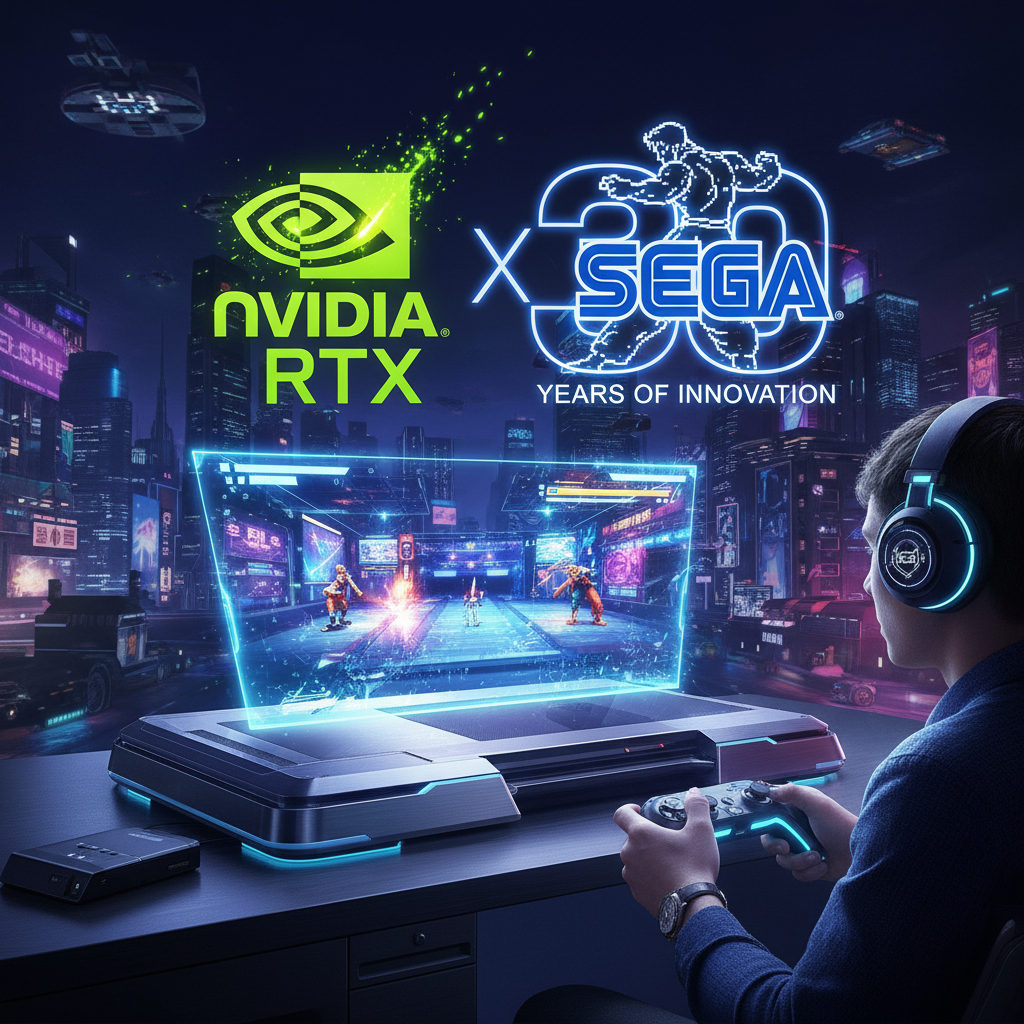 NVIDIA e SEGA: Três décadas de parceria e inovação nos games
