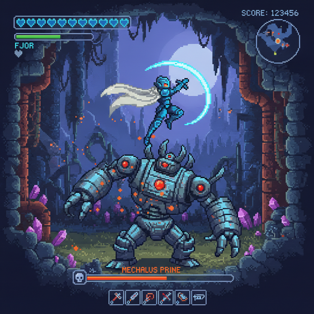 Divinum: Metroidvania estilo hack and slash chega ao Steam em agosto