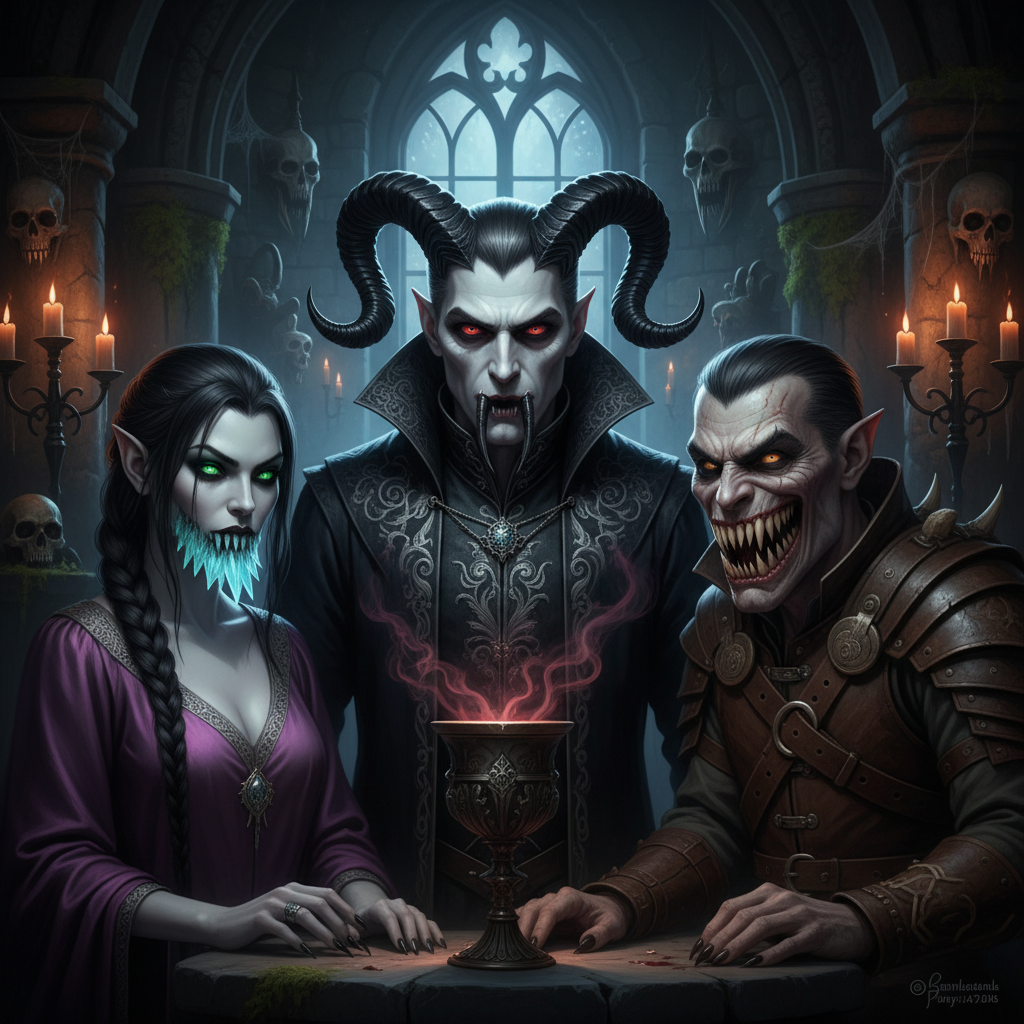Vampiros de The Blood of Dawnwalker: Mais que Simples Vilões