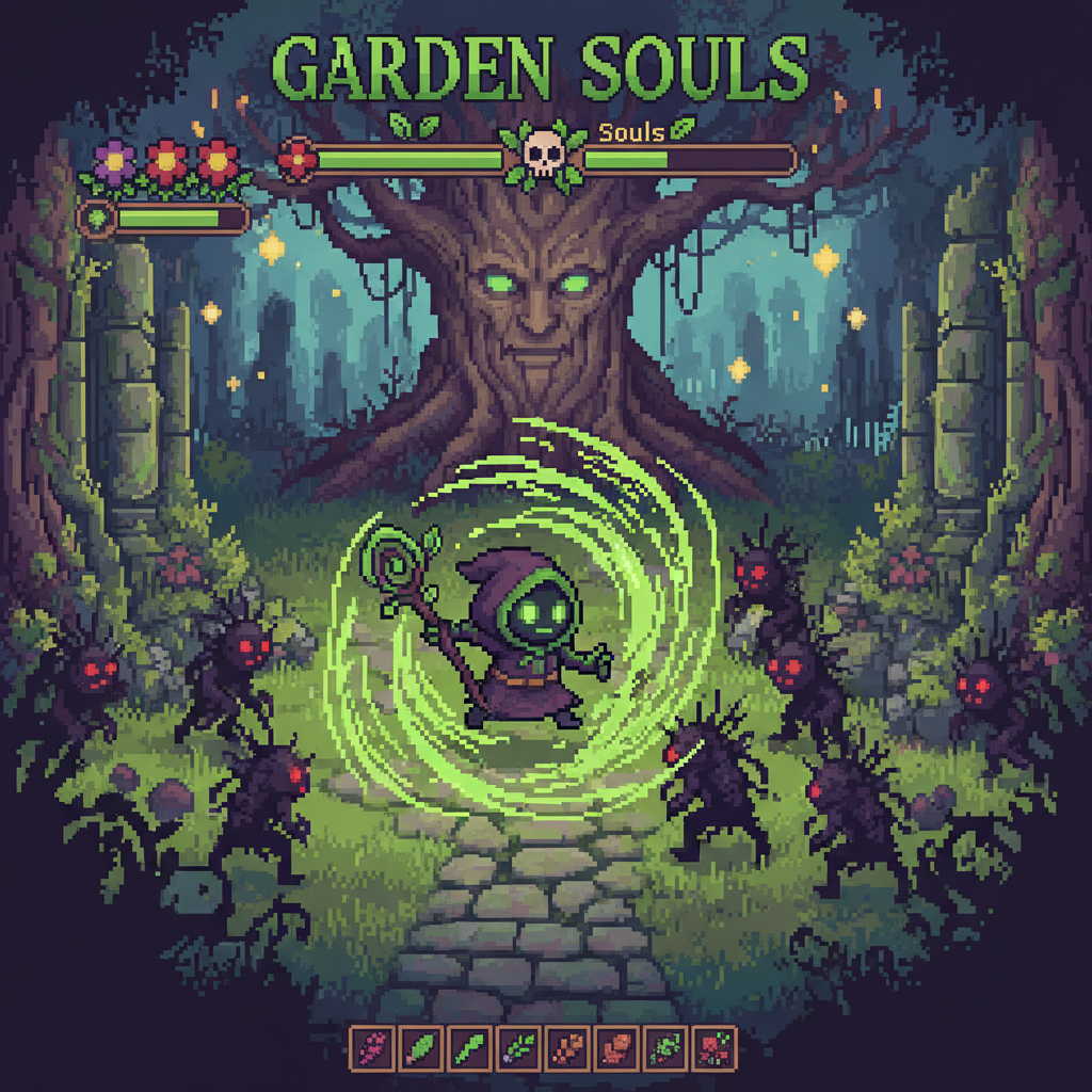 Garden Souls: Roguelite Brasileiro da Nuntius Games Chega ao Steam