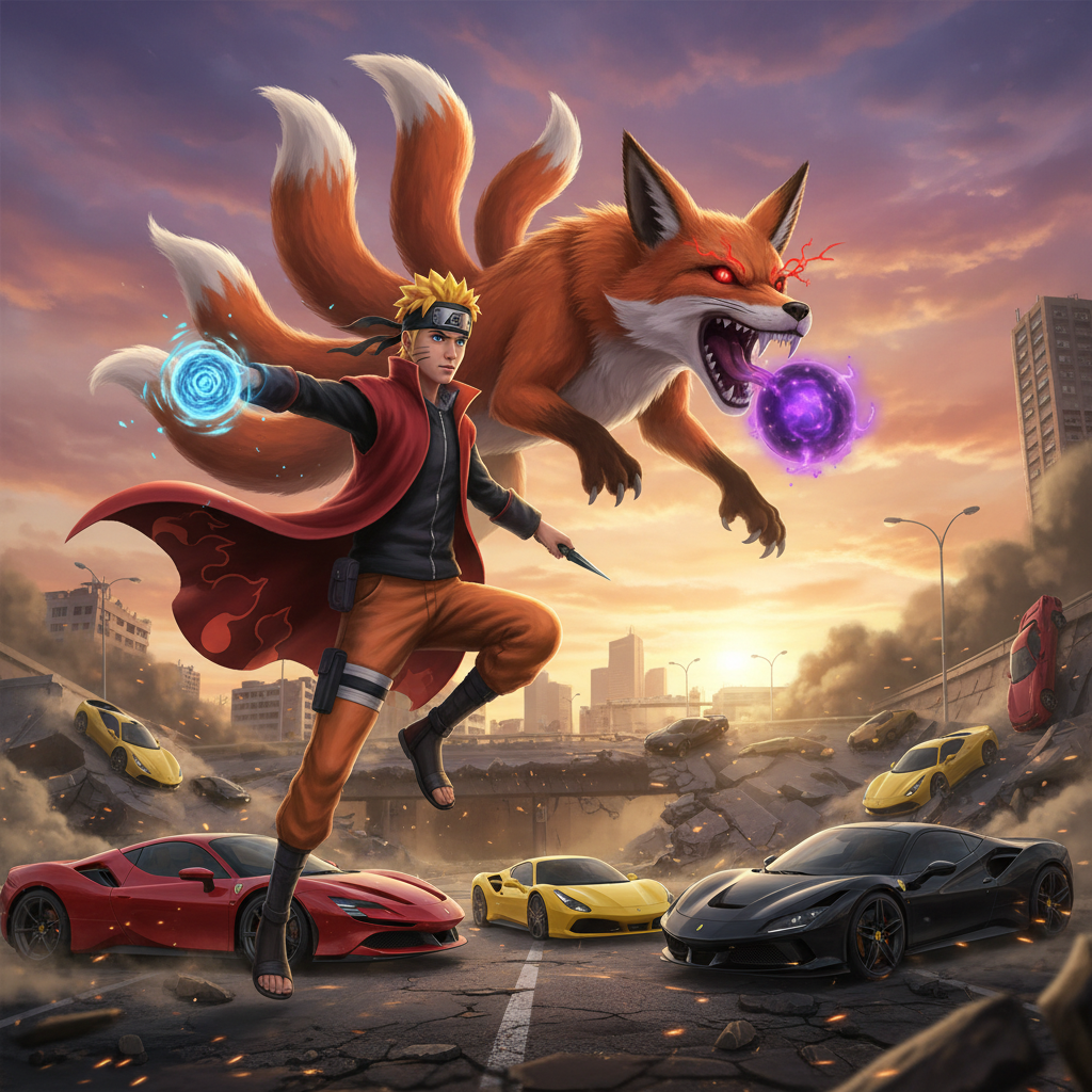 PUBG Mobile recebe Naruto, Ferrari e mais na atualização 4.5