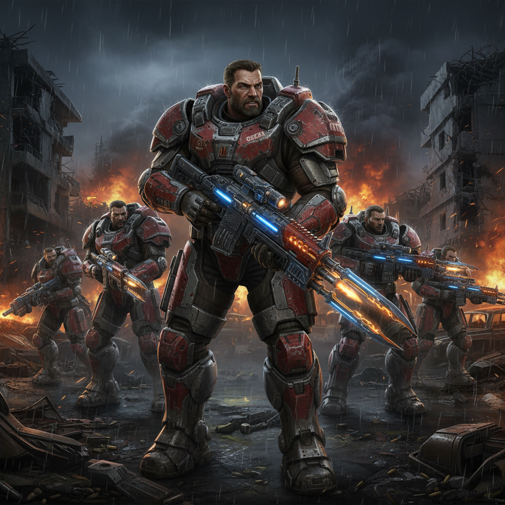 Gears of War 2 chega ao PC em versão criada por fã com 4K e multiplayer