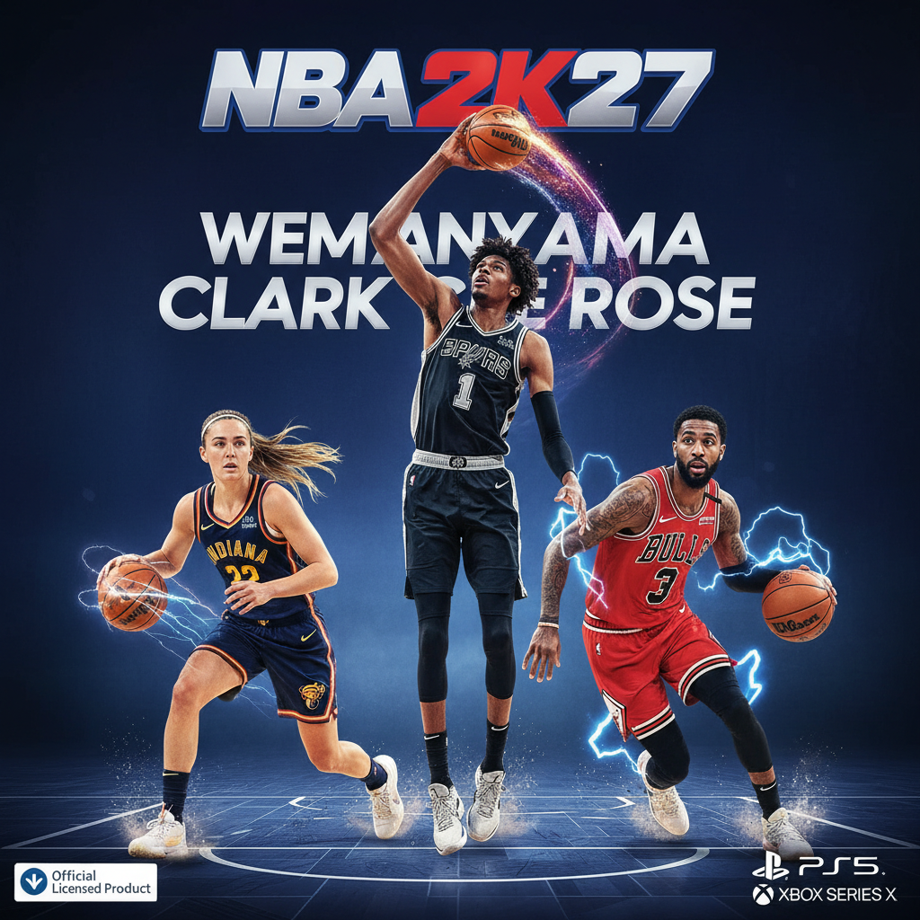 NBA 2K27: Lançamento, atletas de capa e edições especiais revelados