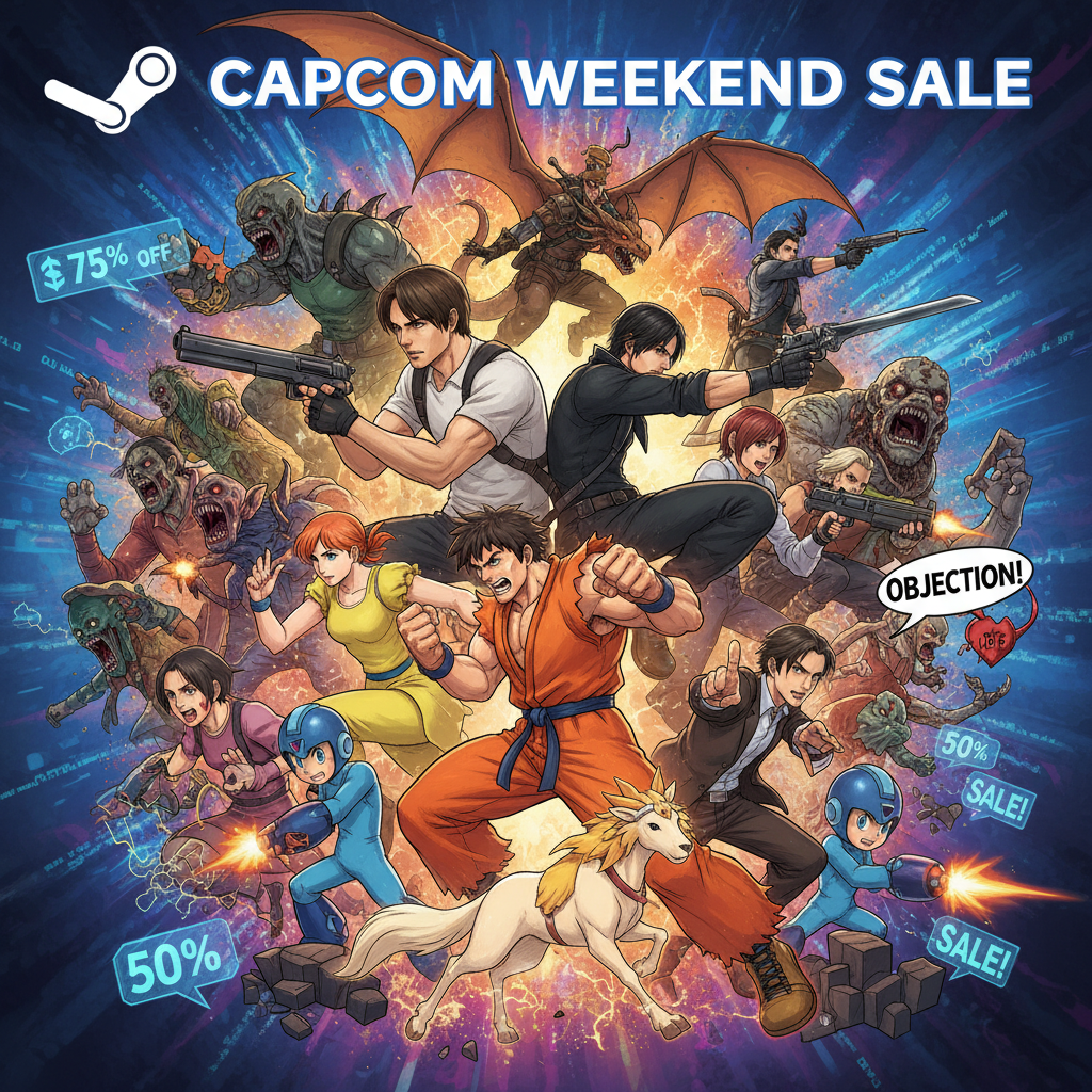 Capcom na Steam: Jogos com até 88% de Desconto