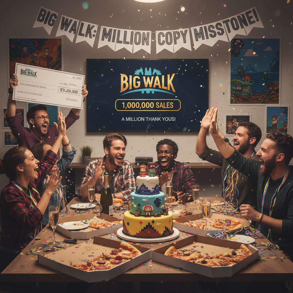 Big Walk: Sucesso estrondoso com 1 milhão de cópias vendidas