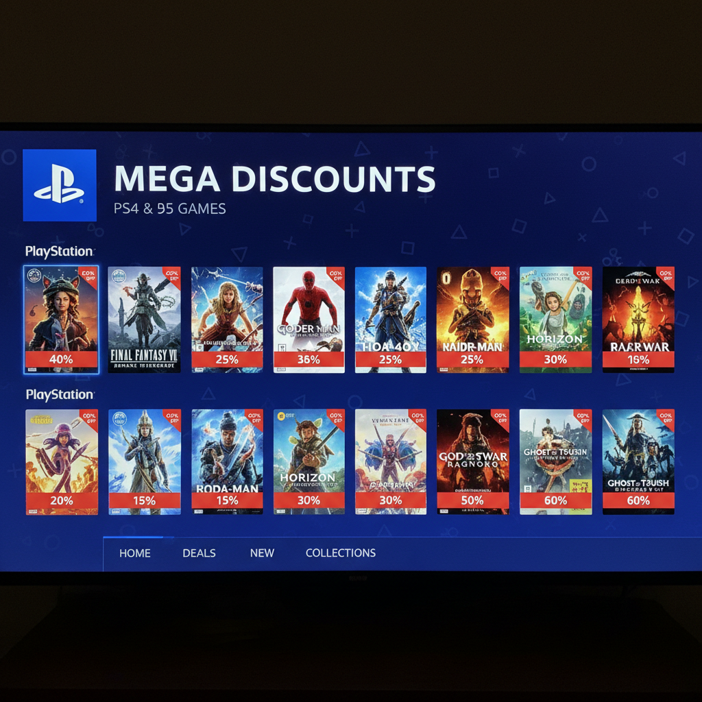 Grandes Ofertas na PS Store: Jogos de PS4 e PS5 com Até 90% de Desconto