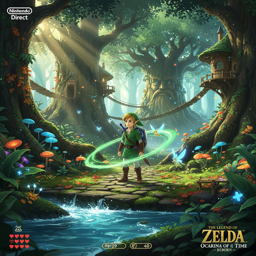 Remake de The Legend of Zelda: Ocarina of Time Ganha Primeiro Trailer