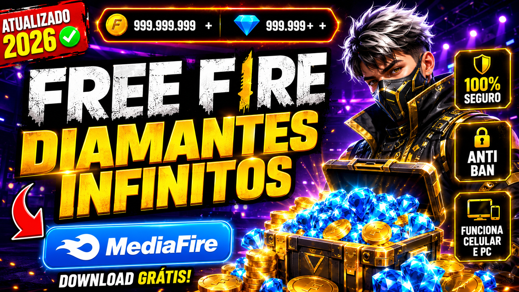Free Fire DOWNLOAD Mod Menu: Diamantes Infinitos e Vantagens Exclusivas para Dominar o Battle Royale