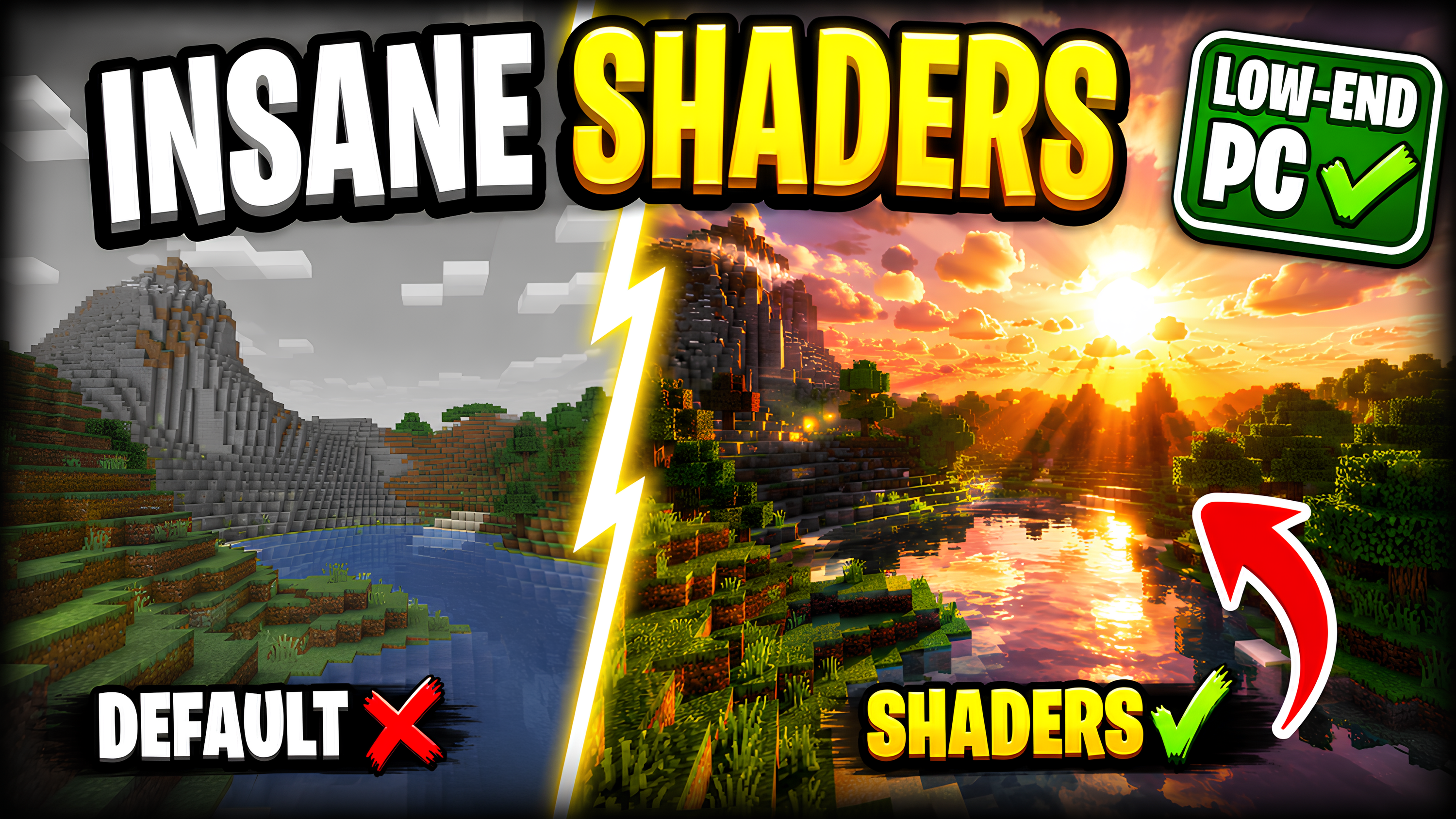 Shaders Leves de Minecraft pra PC FRACO